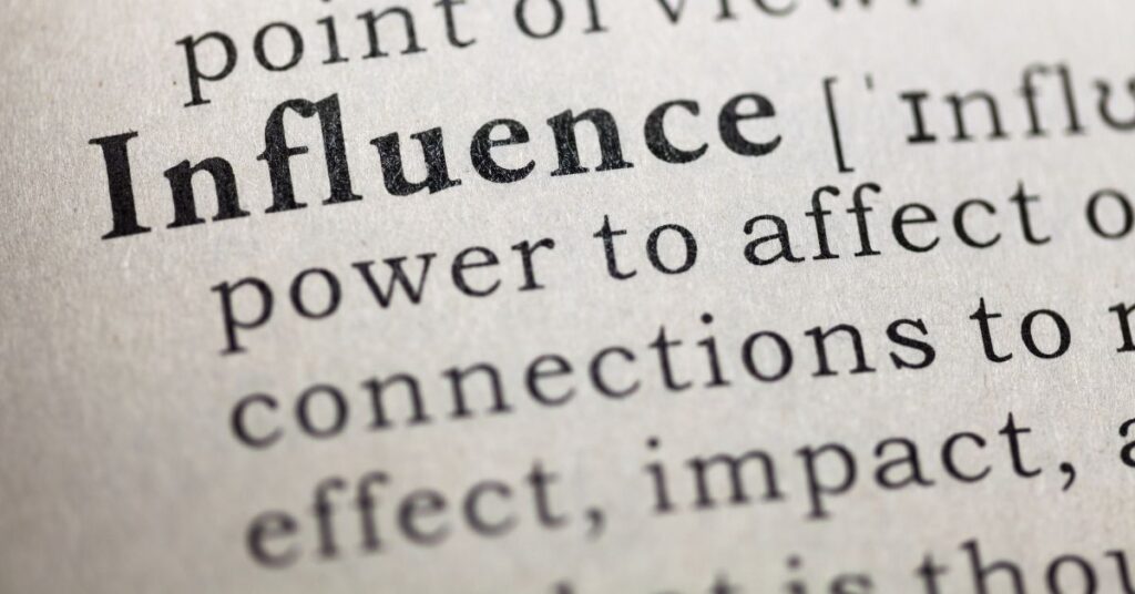 Definition of influence